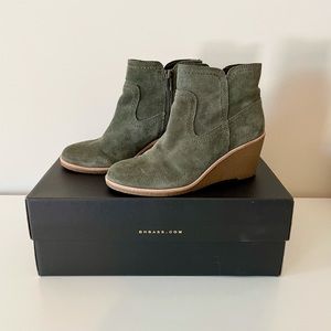 G.H. Bass & Co. Rosanne Suede Wedge Booties